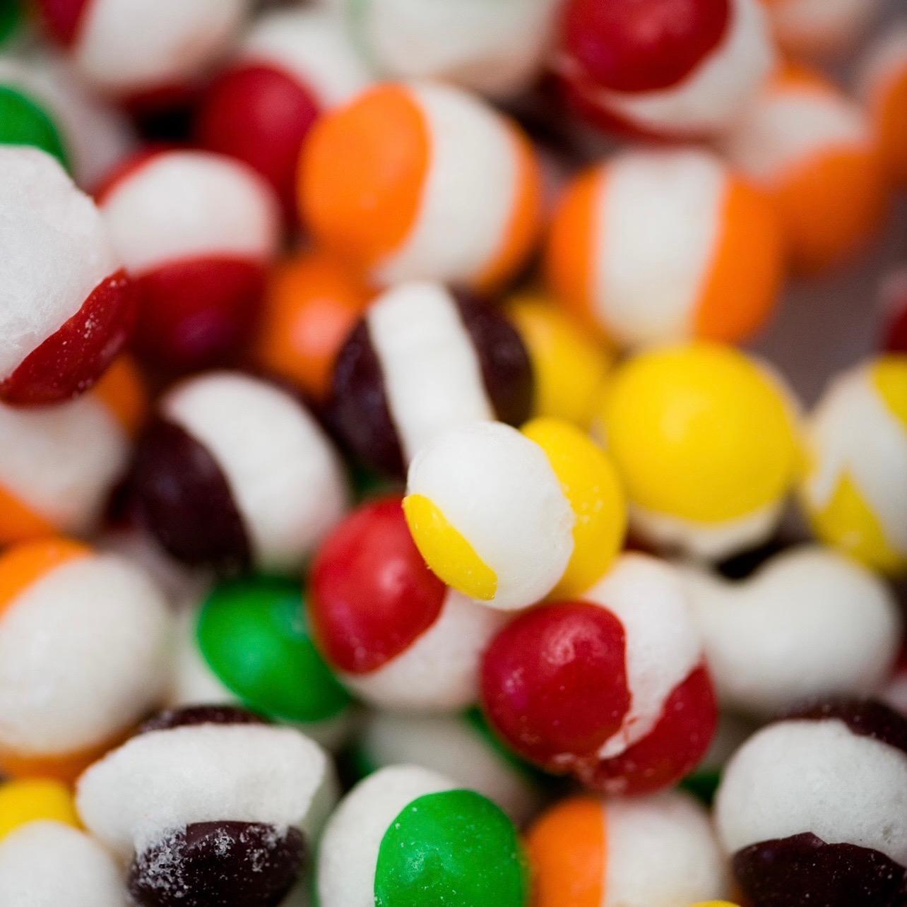 Freeze dried candy rainbow crunchie freeze dried candies freeze dryer candy freeze dry Snack Sweet freeze dried candy