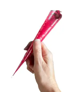 Cone Applicators for Henna and Jagua Body Art, Set of 10, Empty, Ready to Fill Makeup Cosmetic Smooth