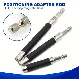 2/3pcs Retractable Extension Bar with Hex Shank and Sleeve Screwdriver Bars - 80/120/140mm