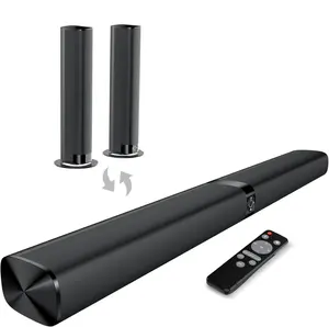 COWIN 2-in-1 Detachable Sound Bar for TV - Auto Volume Boost, 3 EQ Modes, Bluetooth 5.3, Arc, Opt, Aux Connection for PC, Gaming, Projectors - Upgrade Your Home Audio Experience!