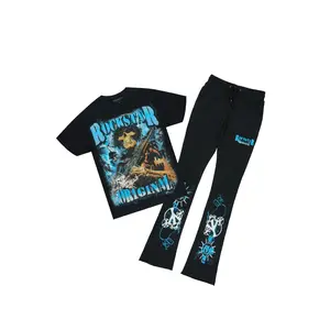 Zare 3.0 Black T-Shirt/Relaxed Track Set