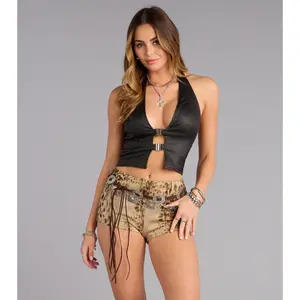 Desert Daze Leopard Print Shorts