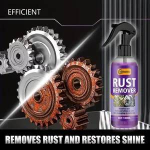 Powerful Metal Polishing Spray, Quick Rust Removal Refresher, Universal Metal Rust Remover, Effective Cleaning Solution, Rust Converter