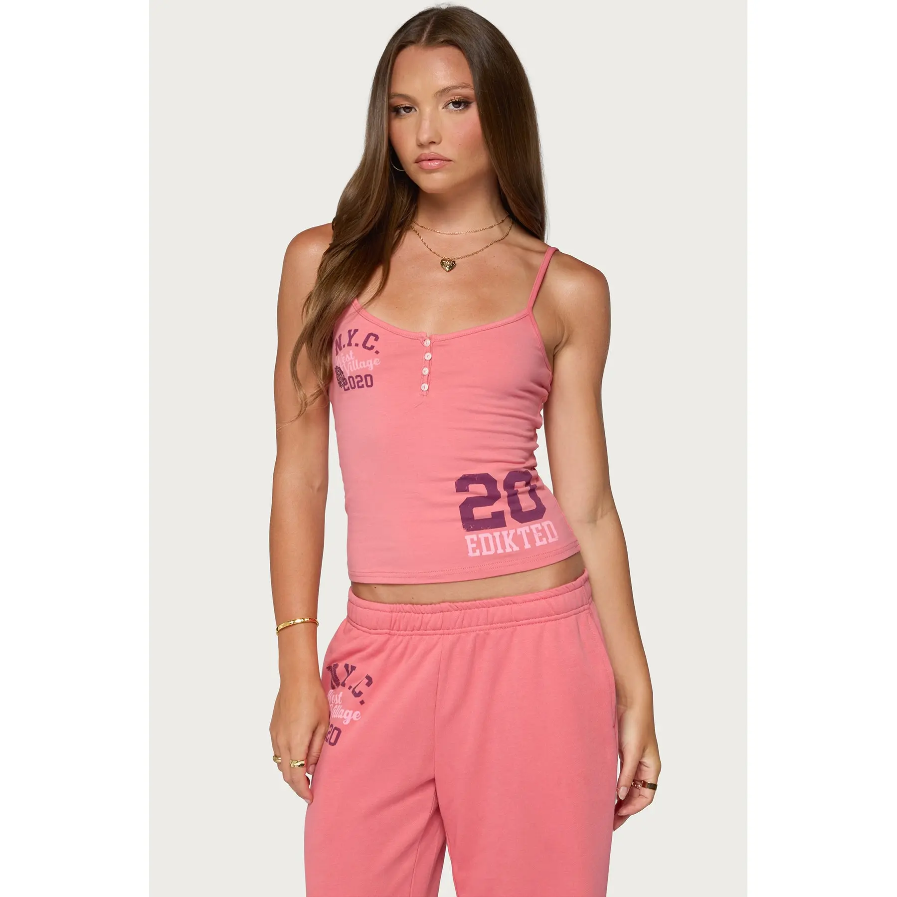 Edikted 2020 Henley Tank Top