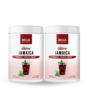 2 Pack Bella All Natural Jamaica Hibiscus with Probiotic + Prebiotic - 500g
