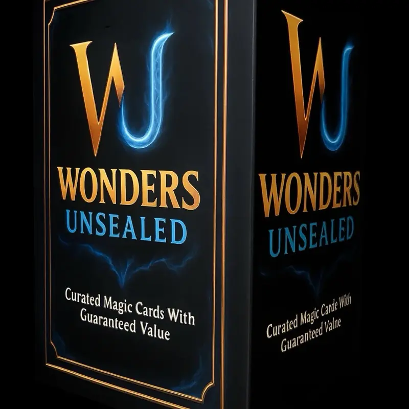 Wonders Unsealed MTG Curated Mystery Box - The Best Value Magic: The Gathering Mystery Repack