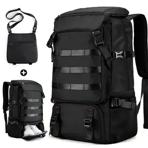 Large Capacity Backpack - Ultra Lightweight, Durable, Ideal for Hiking, Camping, Travel & Outdoor Adventures - Multiple Compartments, 16" Business Laptop Backpack with Separate Shoe Compartment, Travel Backpack, Outdoor Hiking & Camping Backpack