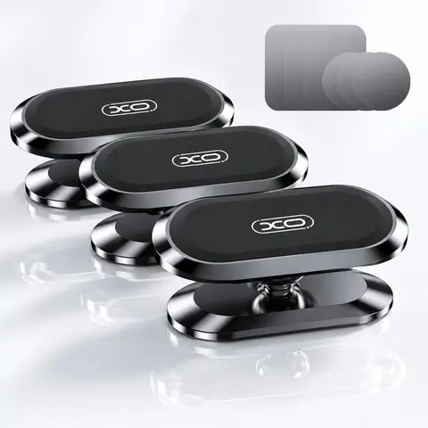 1pc/2/3PCS Magnetic Car Phone Mount, 360° Adjustable Rotating Phone Holder with Strong Magnetic Grip & Suction Cup Base, Dashboard and Windshield Mount for Hands-Free GPS Navigation, for iPhone & Android, Car Accessories for Driving