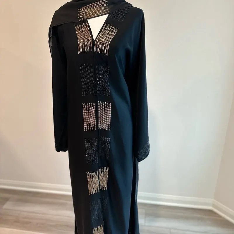 what color hijab to wear with gold and black dress - TikTok Shop