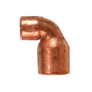 NIBCO 3/4 in. x 1/2 in. Copper 90 Degree Elbow – Durable Sweat Fitting for Plumbing Projects