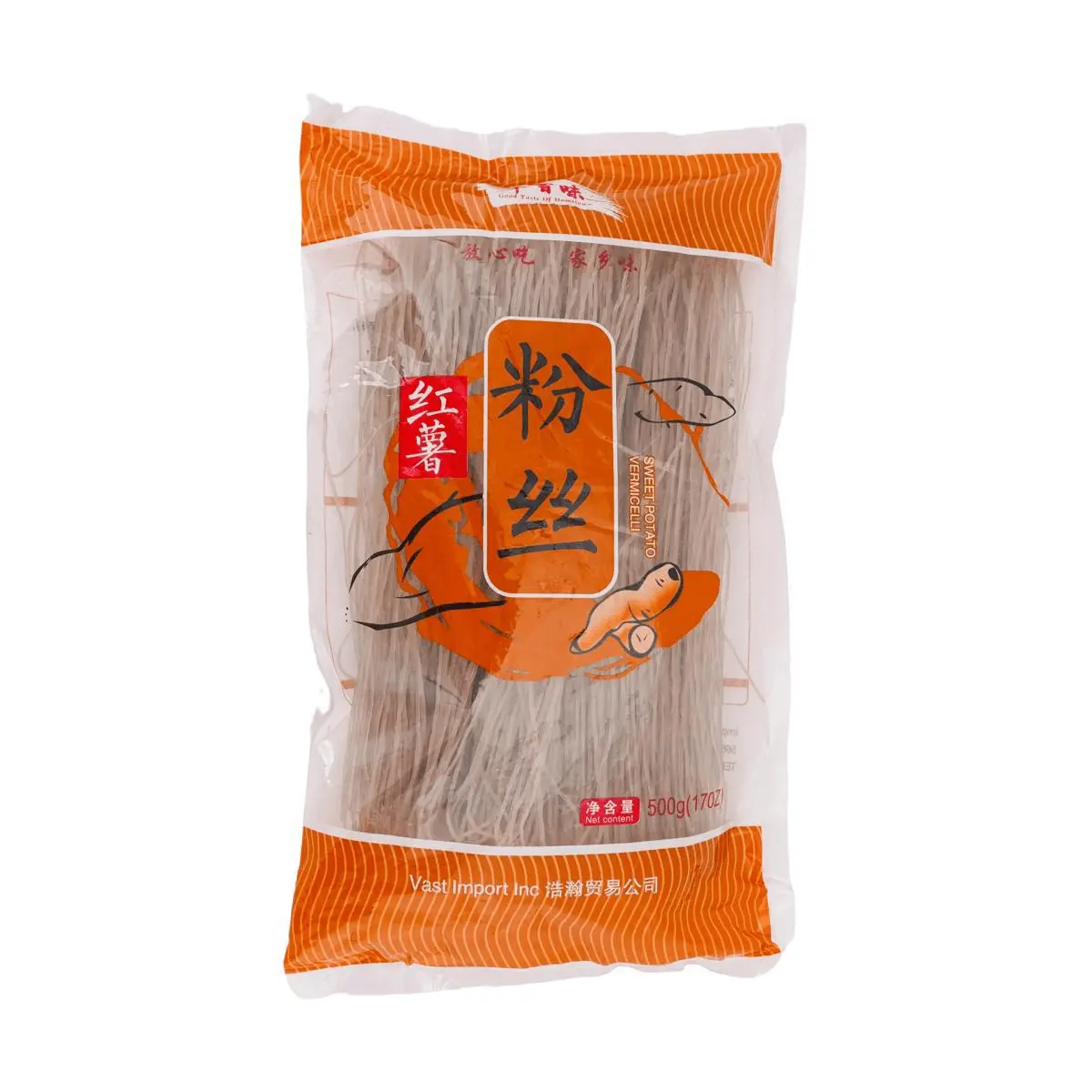 QIANBAIWEI Sweet Potato Noodles 500g - Authentic Chinese Glass Noodles for Stir-fry, Hot Pot, Soup - Gluten-Free, Vegan