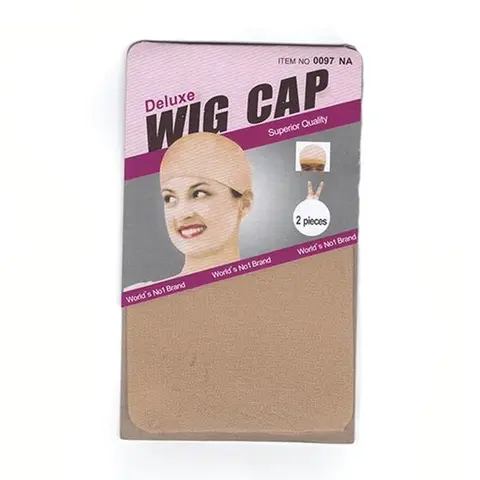 【Not for Sale】GC-08505 Wig Caps 2 pieces Light Brown Stocking Wig Caps Stretchy Nylon Wig Caps for Women