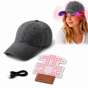 Vibrating Red Light Hair Growth Cap, 850nm Infrared Light Device  Promotes Hair Health and Growth—A Convenient Hair Care Solution