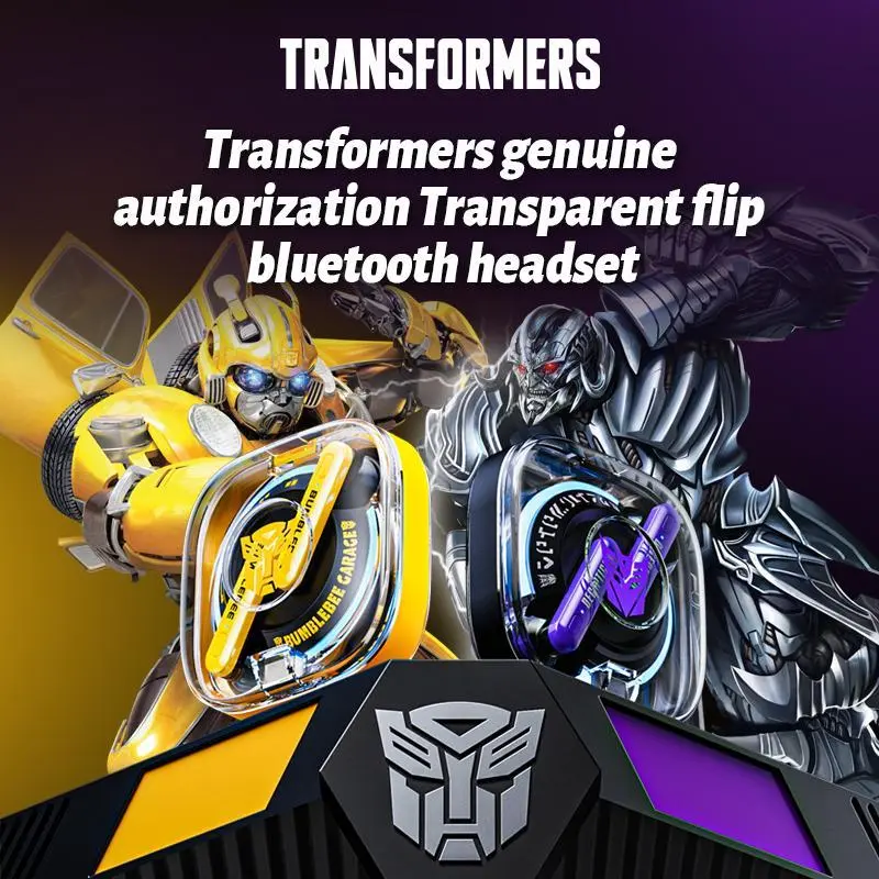 TRANSFORMERS TF-T03 Wireless Earbuds Bluetooth Headphones, 60H Playtime Ear Buds Bass Stereo Earphones, Bluetooth Earbud in Ear Noise Cancelling Mic, IPX5 Waterproof Earbuds for Android iOS