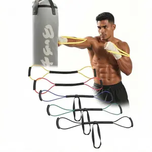 Fitness, home training, gym equipment, boxing speed fighting, Sanda, Muay Thai, shadowboxing, figure-eight resistance bands, resistance rope training punching equipment, combat training belts