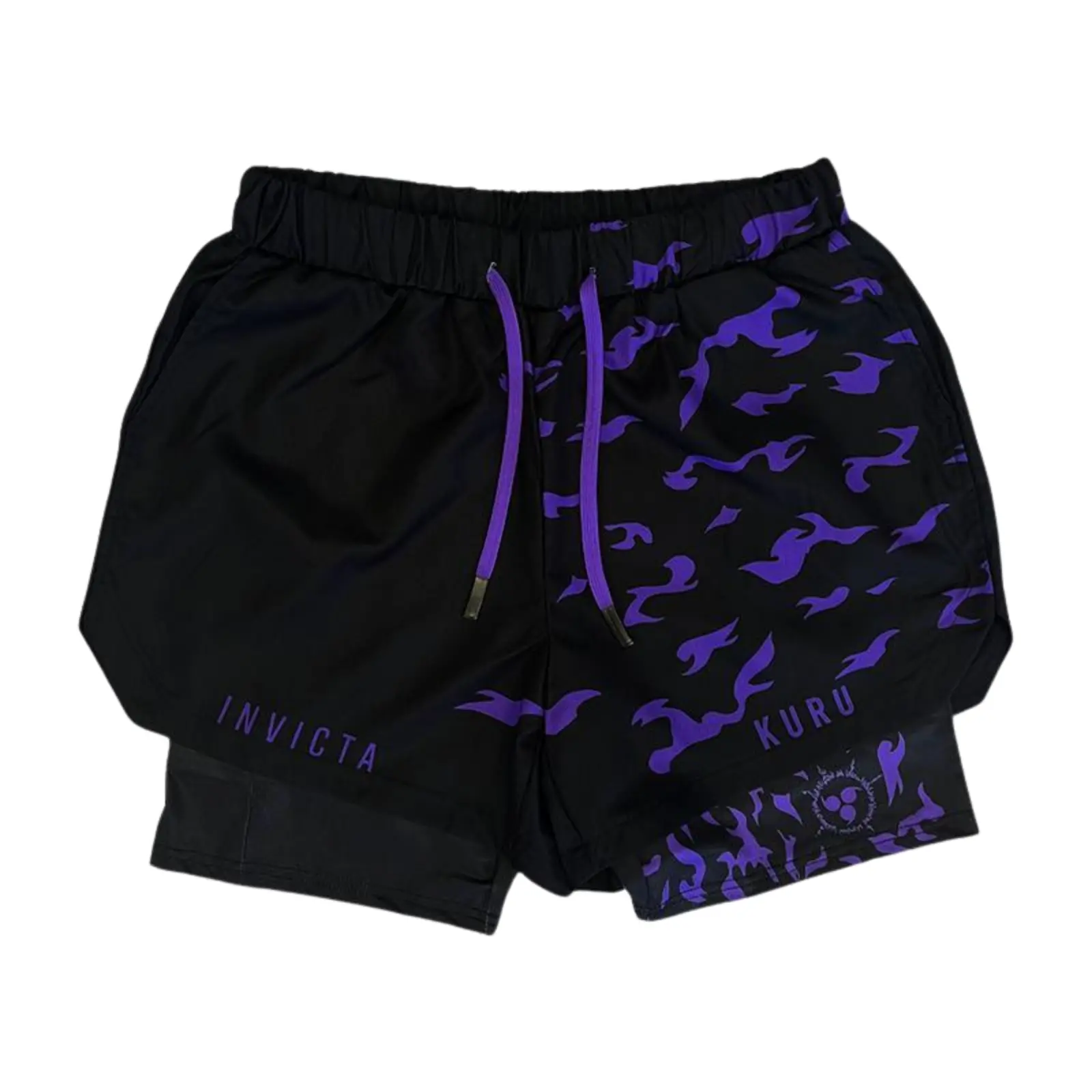 Cotton Bat Pattern Jujutsu Kaisen Gym Shorts, Bat Shorts, Jujutsu Kaisen Gym Shorts, Anime Lover