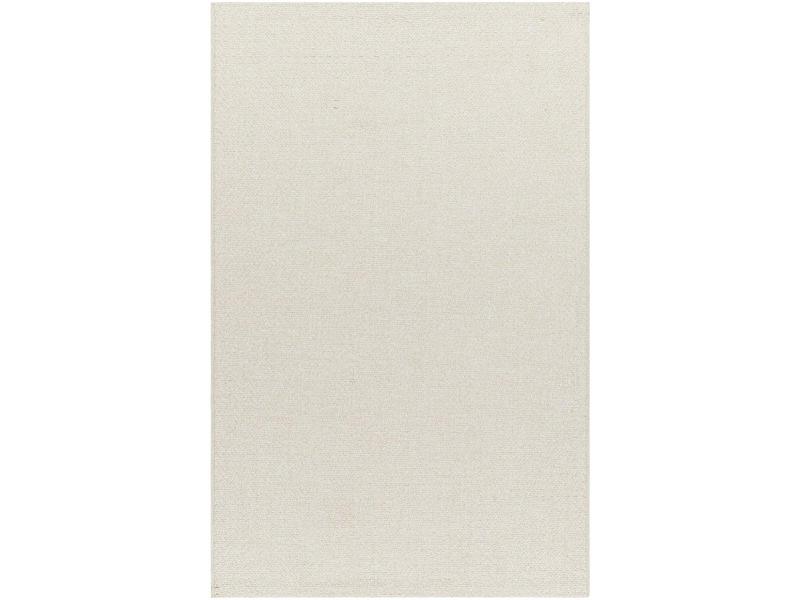 Livabliss BORD2303-31057 3'10"x5'7" Rectangle Decorative Flatweave Area Rug - Light Silver, Outdoor-Safe Polypropylene, Water-Resistant, High-Traffic Indoor/Outdoor Machine-Woven, Decorative Rug