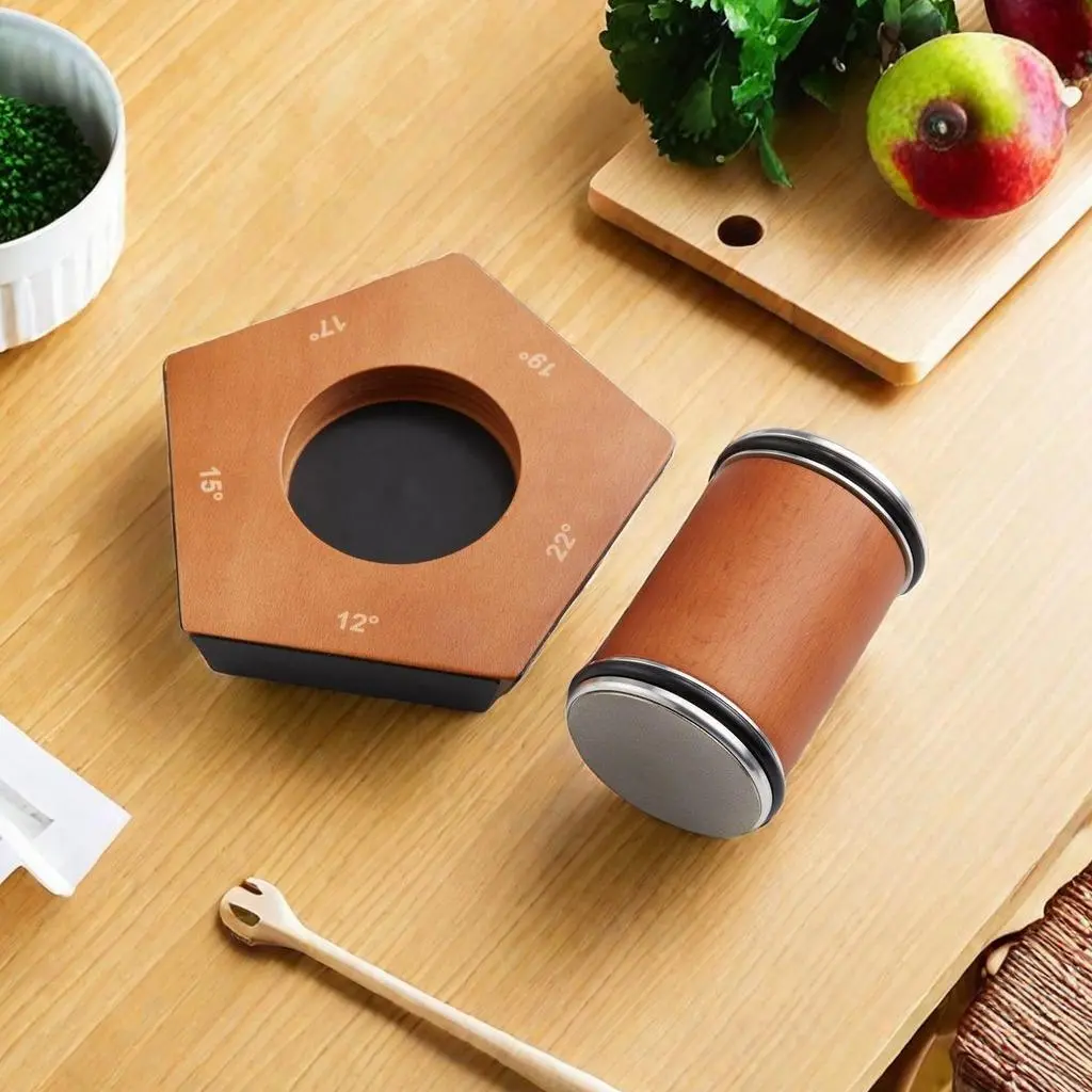 Rolling Knife Sharpener with 2 Diamond Disc, Professional Rolling Knife Sharpener Kit with 5 Magnetic Angle Offer 12/15/18/20/22° for Kitchen Knives