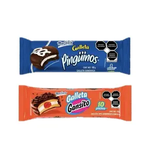 Marinela Galleta Pingüino 160g y Gansito 215g