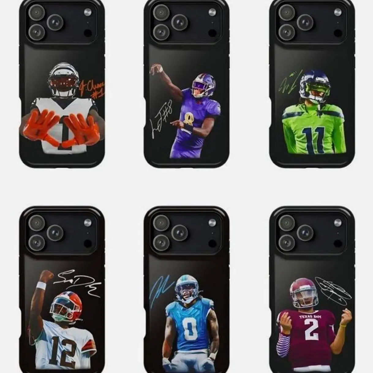 Sanders, Gibbs, 'Money' Manziel, JSN, Jackson, Chase Phone Case Suitable for iPhone 17-11 Pro Max/Plus and  Samsung Galaxy S23-25