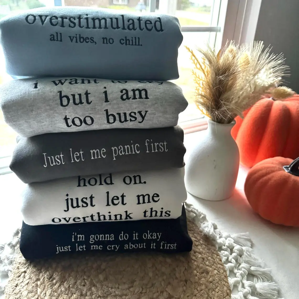 Custom Embroidered Sweatshirt, Custom Text Crew Sweatshirt, Personalized Crewneck Sweater, Gift for Her, Couples Matching Sweater