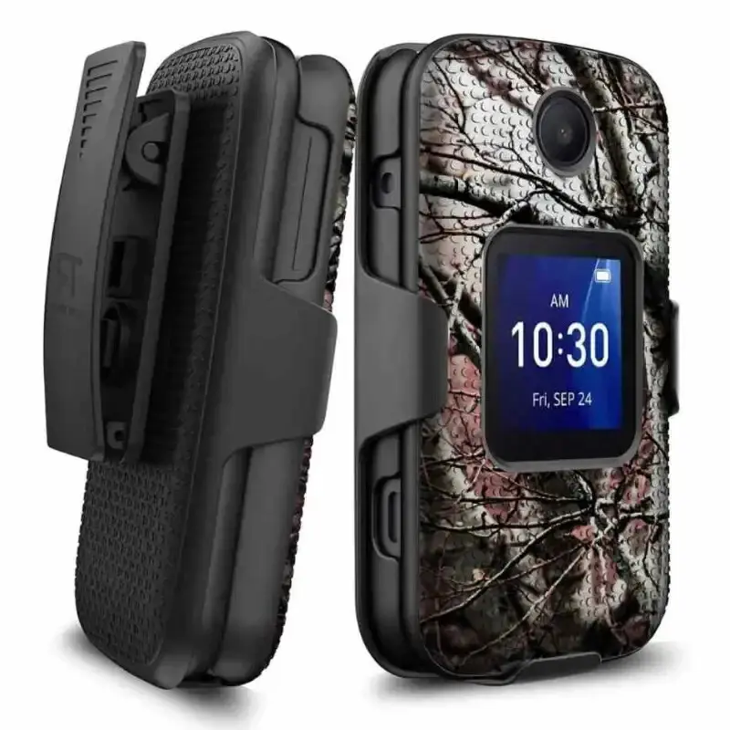 [PHONE CASE] Rome Tech TCL Flip / TCL Flip Pro / Alcatel Go Flip 4 Shell Holster Combo Case