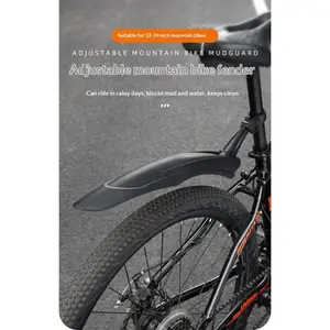 Bicycle Mudguard Fenders for Mountain & Road Bikes, Quick-Install Wide Water Deflector, Outdoor Cycling Equipment Accessories