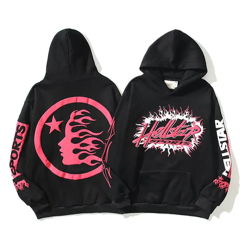Hell Star Fashion Hoodie 2026 – Unisex Loose-Fit Long Sleeve Pullover, Warm Lightweight Breathable Streetwear Sportswear