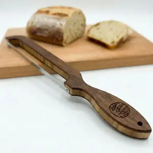 Sourdough Bread Knife — Engraved Artisan Slicing Knife