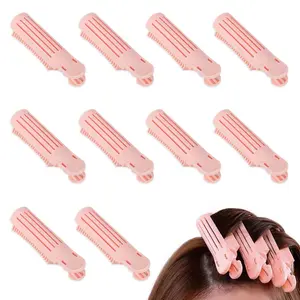 10Pcs Volume Hair Root Clips,Natural Fluffy Hair Volumzing Roll Clips,Curlers Instant,DIY Hair Styling Tools Appliances,Hair Styling Tools Cosmetic Gift