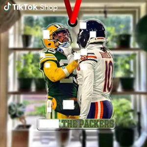 Da Bears Football Iconic Moment Ornament, 2026 Sport Ornament, Chicago Football Decor