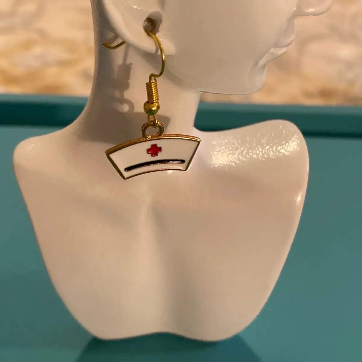 Nurse hat earring Female Male