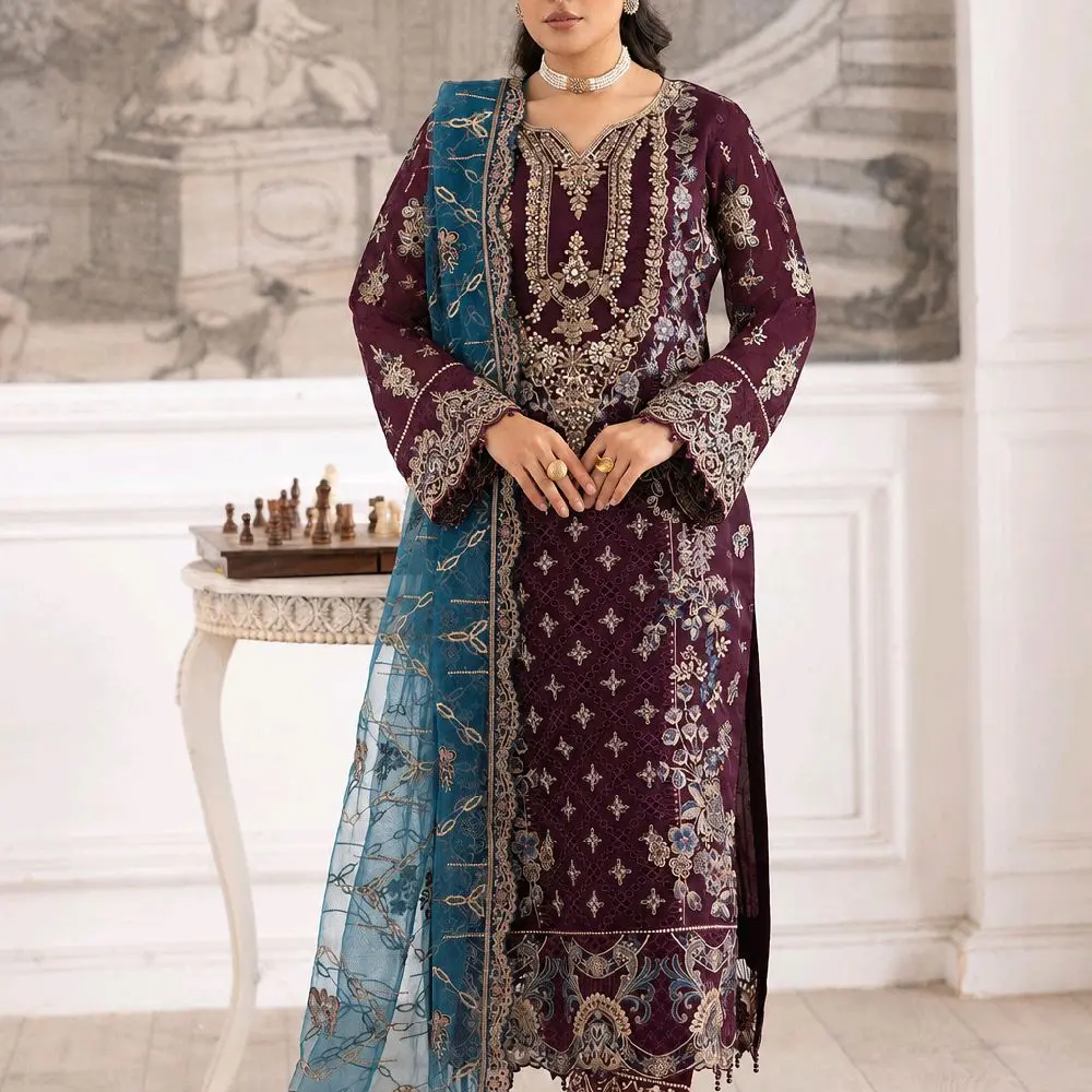 Women's festivewear shalwarkameez Womenswear - Lady's Classy Modest Elegant Chic Formal Wear with Sleeveless & Longsleeves Options for Versatile Occasions