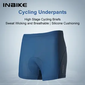 INBIKE High Stage Cycling Underpants with Sweat Wicking Breathable Silicone Cushioning for Comfort and Performance Ideal for Long Rides
