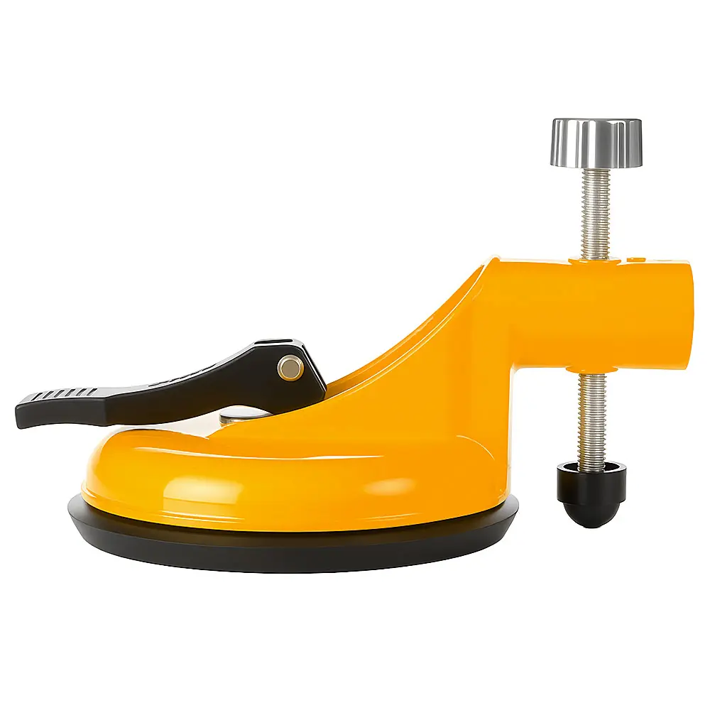 Countertop Seam Leveling Tool Kit - Adjustable Vacuum Suction Clamp with Rubber Cup, Quick Release, Adjustable Height, Handle & Adhesive Tool for Granite Marble Stone Installation & Repair