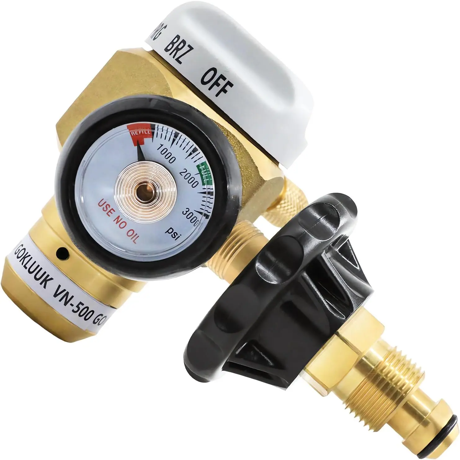 VN-500 Nitrogen Purge Control Valve Regulator And Flow Meter Hybrid Design Nitrogen Purging Regulator w/500psi for leak testing