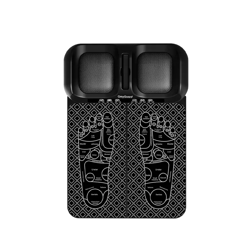OmyGuard  Cordless 2-in-1 Shiatsu & EMS Foot Circulation Massager, Therapy, Cordless Power