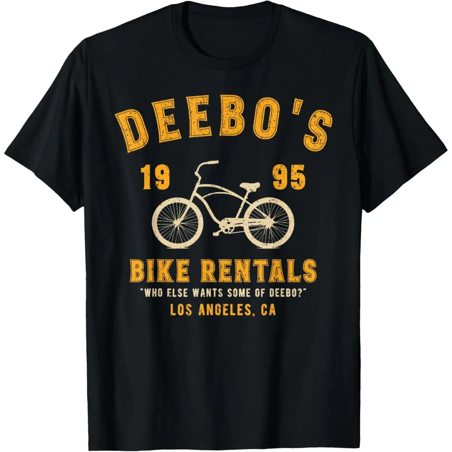 Men's Vintage Deebo’s Logo Handmade US T-Shirt - Menswear Top, 100% Cotton Fabric