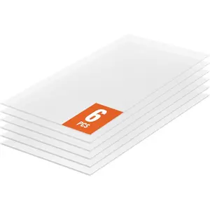 VEVOR 14 Pack Polycarbonate Greenhouse Panels, 2' X 4' X 0.32'' Roof Panels Sheets, Waterproof UV Protected Corrugated Plastic Roofing, Impact Resistance Clear Roofing Sheets for Greenhouse/GardenHoliday giftsVEVOR Super Brand Day