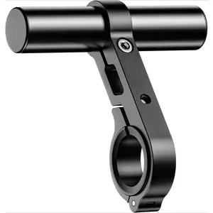 Aluminum Alloy Handlebar Extender Extensions with 4'' Long Cross Bar, Fit Handlebars 0.875'' / 1'' / 1.125'' / 1.26'' in Diameter, for Bike Bicycle Motorcycle Scooter ATV