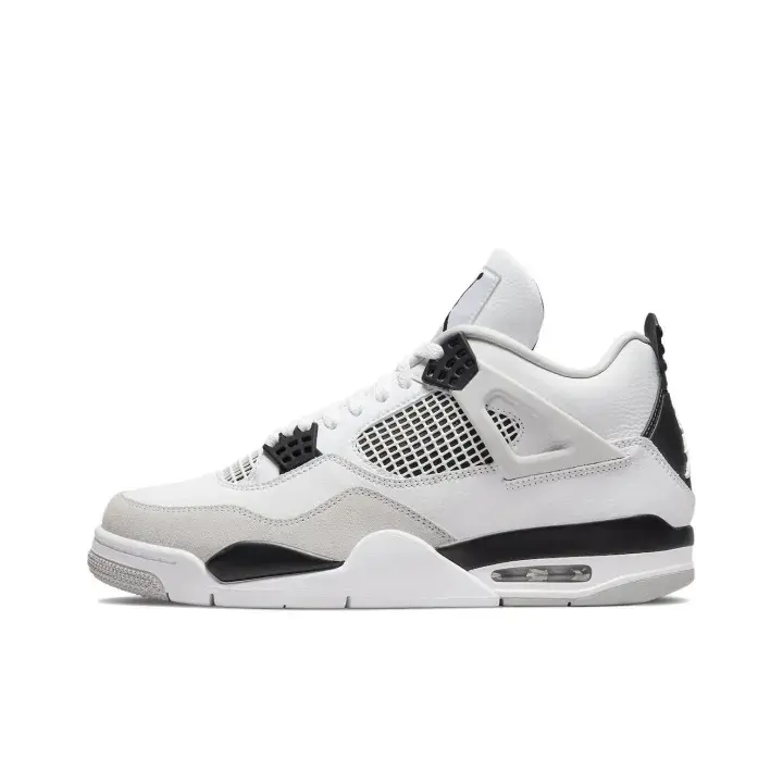 White grey two tone dual purpose basketball casual shoes full foot flexible cushion system multi-directional skid resistant outsole suitable for ball games trips daily strolls friend gatherings