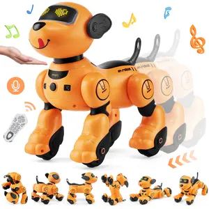 VEVOR Remote Control Robot Dog Toy,  2.4GHz RC Dog Programmable Smart Interactive Robotic Pet for Kids with Follow Function, Touch & Voice Control, Singing Dancing RC Stunt Toy for Age 3+ Boys Girls