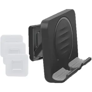 Shower Phone Holder Upgraded Adjustable Tablet Wall Mount Phone Holder, for Kitchen Bathroom Dorm Bedroom, Compatible with  Series and Other Smartphones.Ipad/Smartphone(Black)