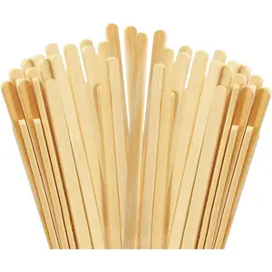 100 count  Coffee Stirrer Sticks, 5.5 Inch Wooden Swizzle Stick Beverage Mixer,  Long Stirrer Stir Sticks for Mixing  Hot  Drinking