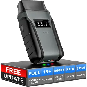 Anyscan A30D OBD2 Scanner Diagnostic Tool - Bidirectional Scan Tool  - Lifetime Updates & 19 Resets Crank Sensor EPB Throttle Relearn - Full System  Code Reader for  & Android
