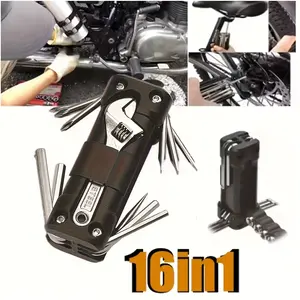 Motorcycle Tools Set, Steel Safety Locking Repair Tools, Chain Cutting Tool, Motorcycle Screwdriver, Foldable Cycling Tool Accessories, Multifunctional Tool Kit