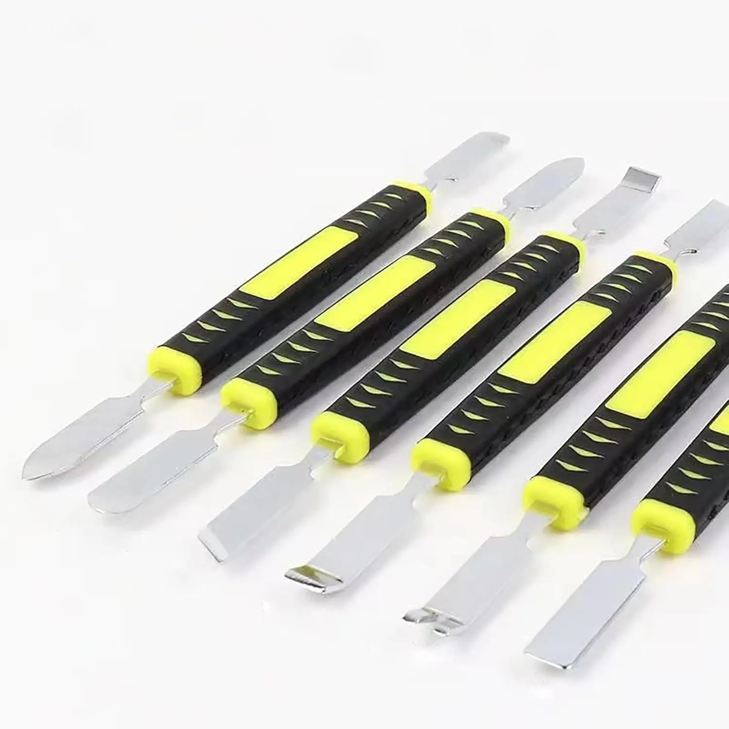 Metal Crowbar 6- Dual-Ends Small Metal Spudger  Opening Repair Tools Kit,Professional Repair Tool Kit for Phone, Laptops, Tablet, Mobile Phone, Watch, Digital Home Appliance
