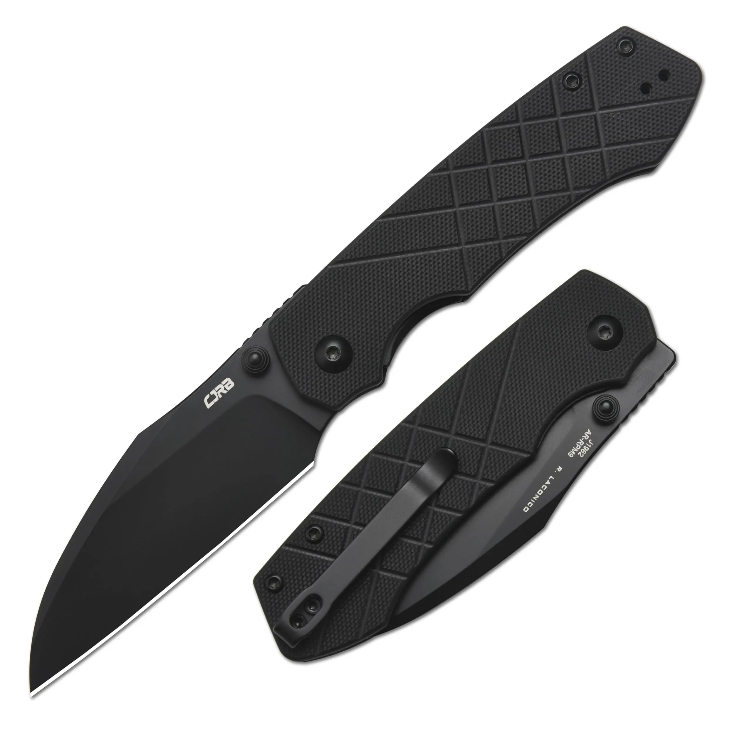 CJRB Cutlery Kestrel Folding EDC Pocket Knife, 3.31'' AR-RPM9 Steel Blade, G10 Handle, Survival Knife for Outdoor Camping Hiking, Designed by Ray Laconico, Father's Day Gift, Edc Pocket Knives