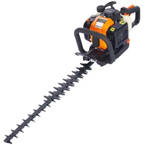 Commercial-Grade 24" Hedge Trimmer with 26cc 2-Stroke Engine | Dual-Sided Gasoline Blade System | Recoil Pull Start & Ergonomic Design for Professional Gardening Tools