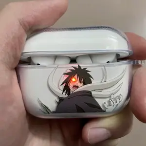 Naruto Uchiha Obito AirPods Case Soft Protective Cover for AirPods 1/2/3/Pro Unique Design Inspired by Naruto Series